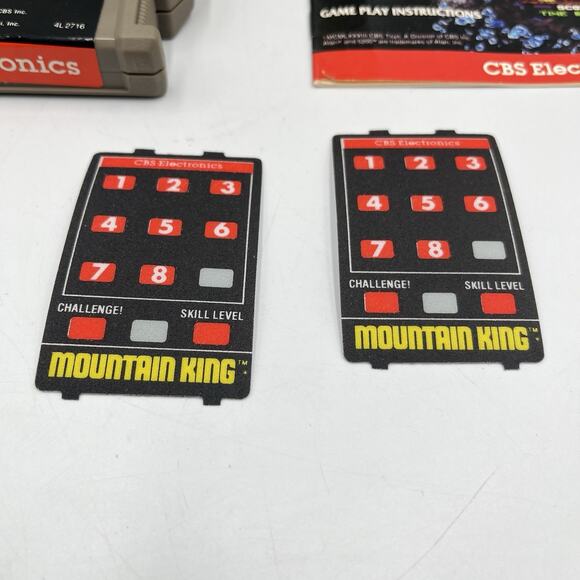 Mountain King (Atari 2600, 1983) Complete in Box CIB With Inserts - Picture 2 of 16